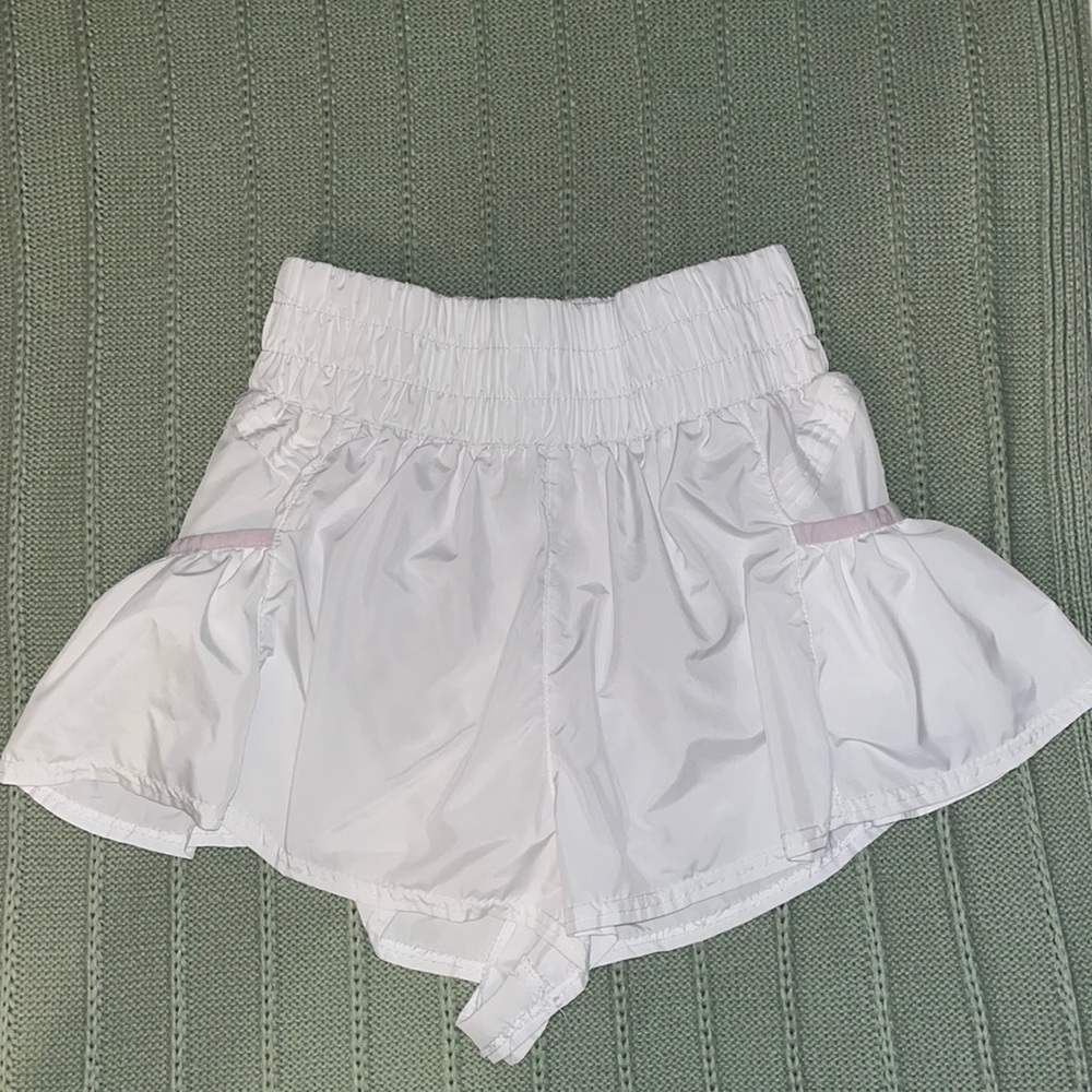 Free people get your flirt on shorts white size S